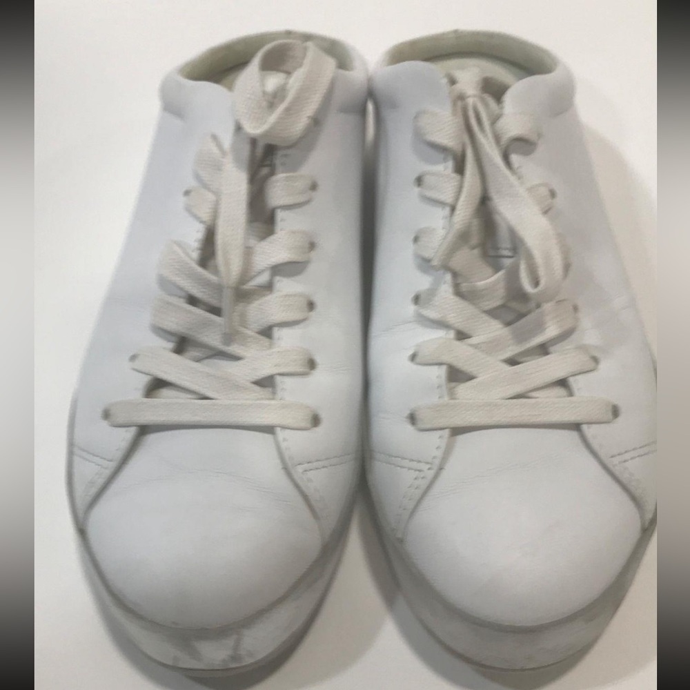 Women’s Rag & Bone White Leather Slip On Sneakers Size 39.5